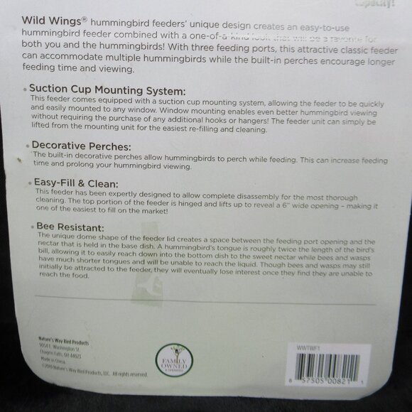 Window Hummingbird Feeder - Picture 4 of 4